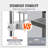 34.06'' H x 21.57'' W Lab Cart with Wheels