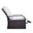 Outdoor Wicker Swivel Recliner Chair, Reclining Backrest, Lifting Footrest, 360° Rotating Basic, Water Resistant Cushions for Patio-143013880
