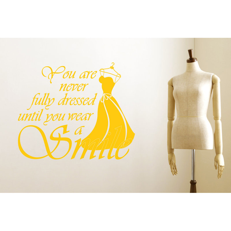 Wall Decal, Large, Dark Yellow