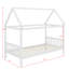 Lit simple pour enfant en forme de maison-2086260546