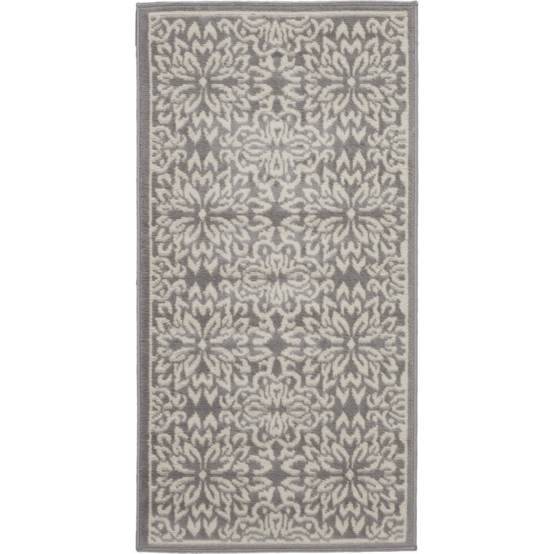 Guilian Damask Indoor Rug, Rectangle 2' x 4'