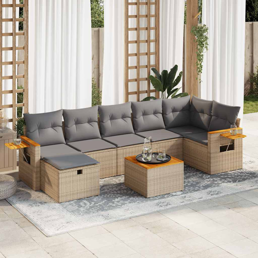 Gartensofa Asharia mit Kissen