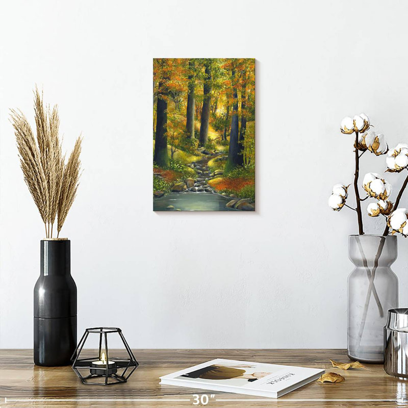 Alvord dans la forêt, H 12 po x l 8 po