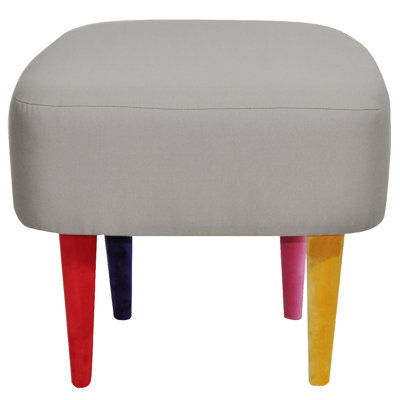Solid + Manufactured Wood Accent Stool
