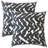 Chevron Cotton Reversible Throw Pillow-25309663