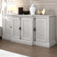 Buffet décoratif 4 portes à persiennes Malyha Farmhouse-667965620
