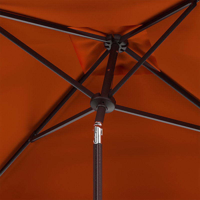 Parasol de marché carré 7,5 pi Towerside, Orange