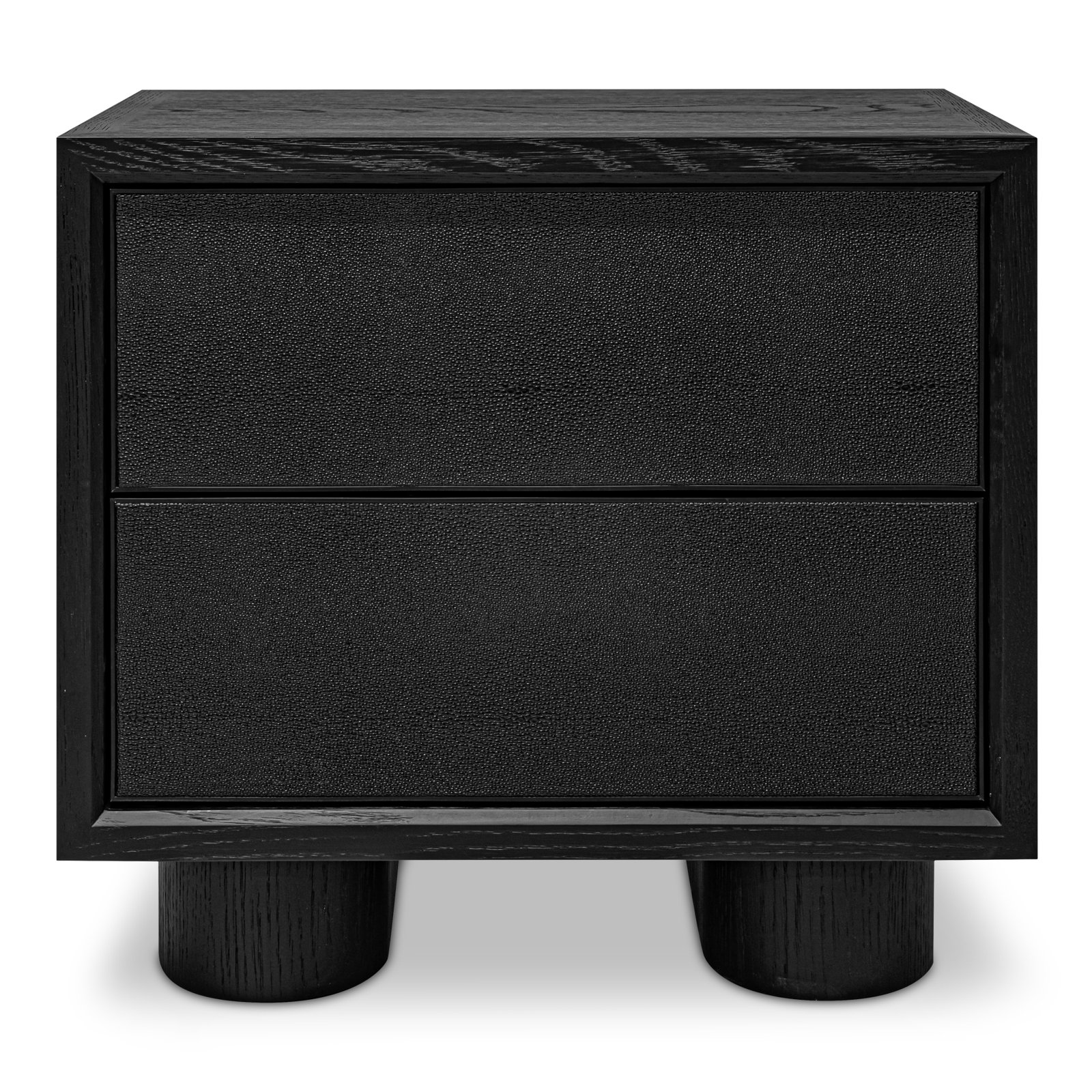 2 - Drawer Nightstand, Black