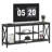 Hulste 55" Modern TV Stand, Dark Gray-167591650-167591648