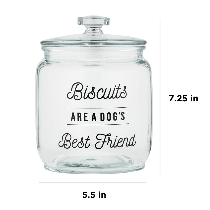 50 Lb. Glass Treat Jar