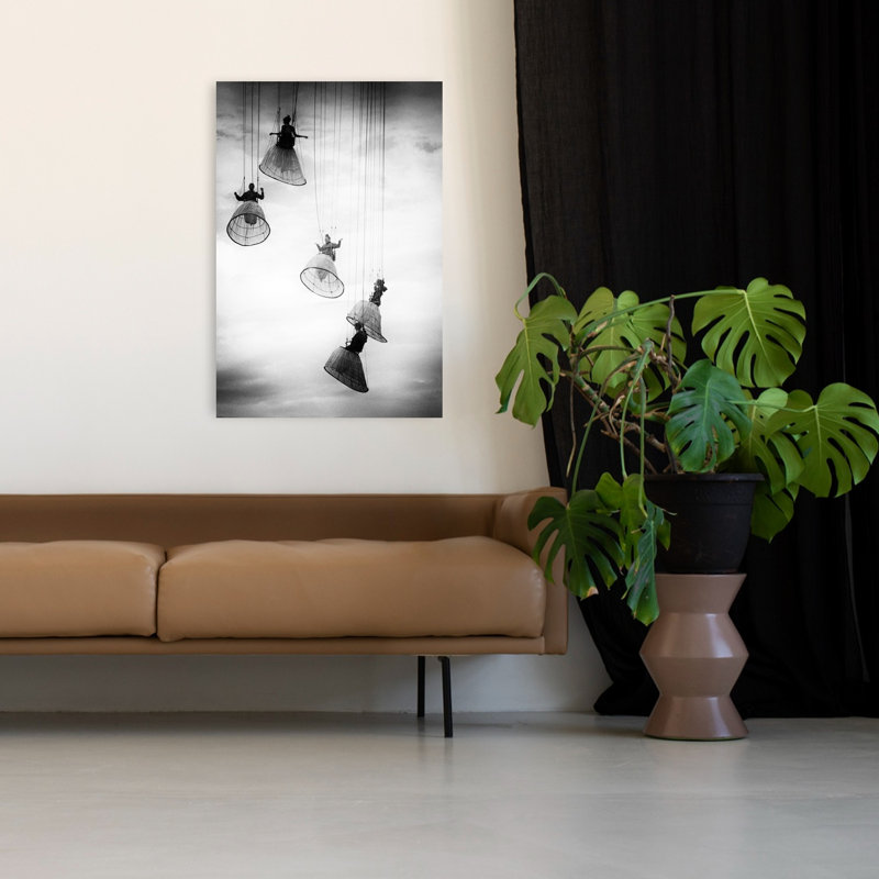 «Hanging Performers Sky Classic Dramatic surreal Landscape Nature», reproduction d'art murale, H 48 po x l 32 po