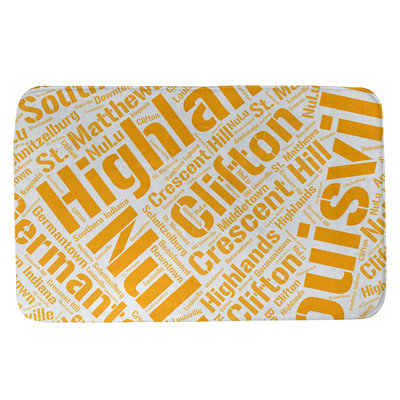 Louisville Memory Foam Non-Slip Bath Rug