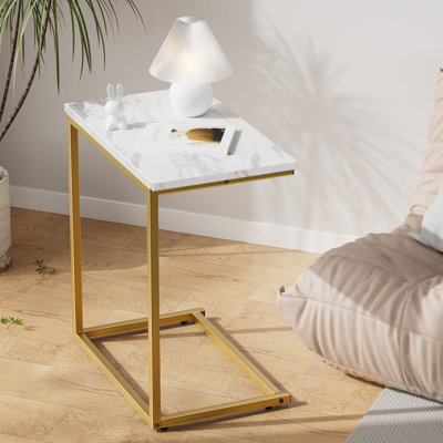 Kronsberger C-Shaped 19.7"W Side End Table