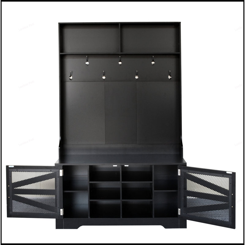 Versatile Entryway Bench with Multiple Storage Options and Durable Construction, Perfect for Organized and Stylish Living