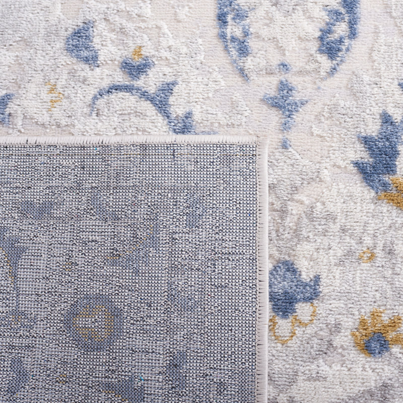 Rinesha Performance Oriental Rug, Square 6'7"