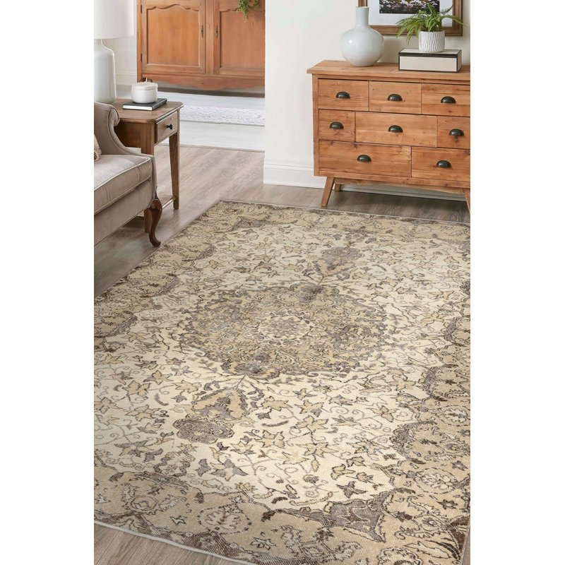 Charleeann Rectangle 195 cm x 320 cm Oriental Wool Hand Loomed Kilim Area Rug
