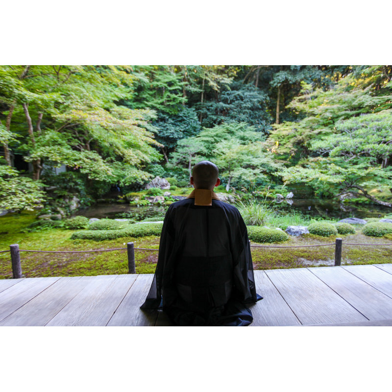 Buddhist Monks Performing Zen in the Fresh 1 Piece Wrapped Canvas Wall Art, 20cm H x 30cm W x 3.8cm D