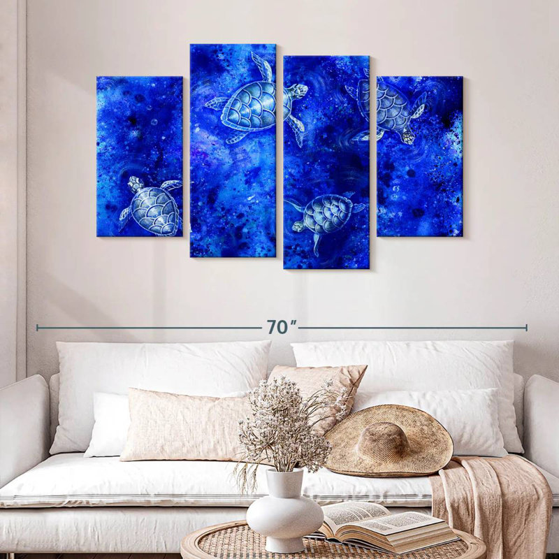 Acrylique de tortue de mer Brampt