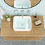 Lavabo de salle de bain rectangulaire en céramique blanche 19 "X15"
