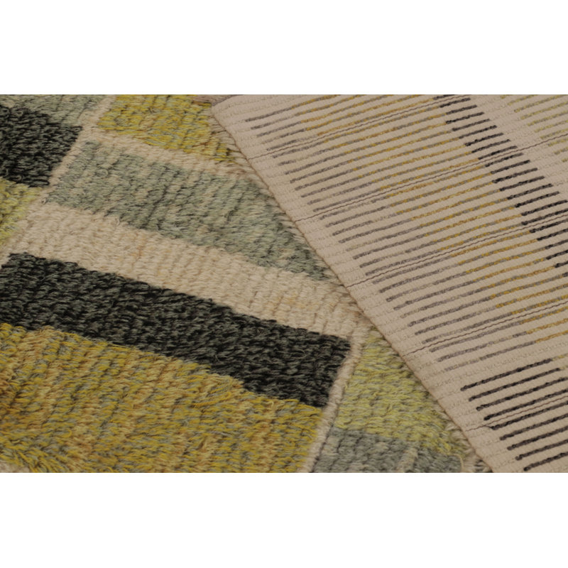 Scandinavian One-of-a-Kind 4'4x6'6 Hand Knotted Area Rug
