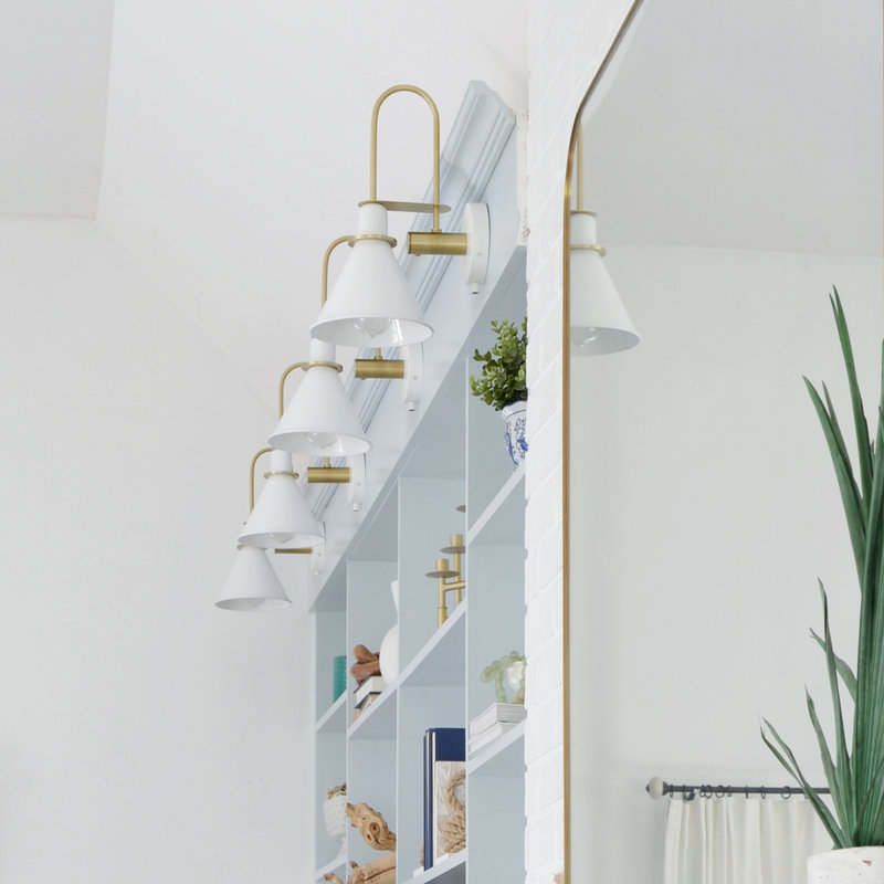 Alston Iron Barn Light, White