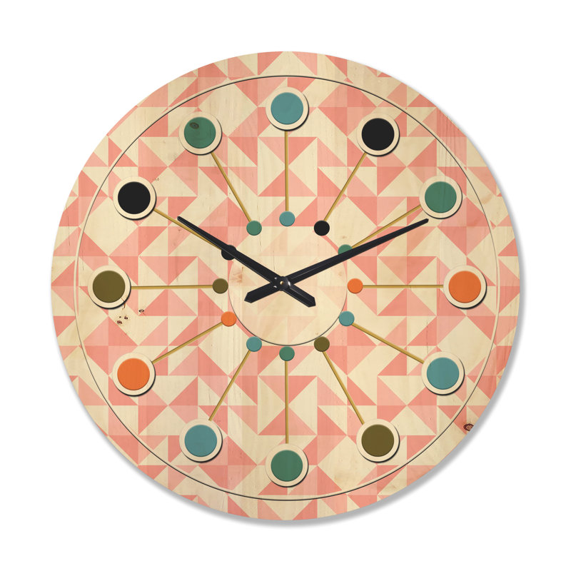 Solid Wood Wall Clock, Extra Large