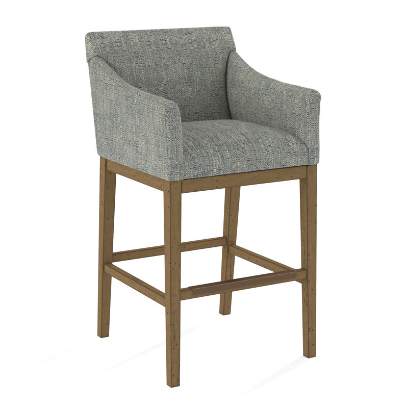 Upholstered Stool, 61650-33, Nutmeg