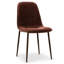 Chaise d'appoint rembourrée avec pieds en métal Jozwiak-457954145