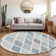 Premium Machine Washable Prisco Sky Rug