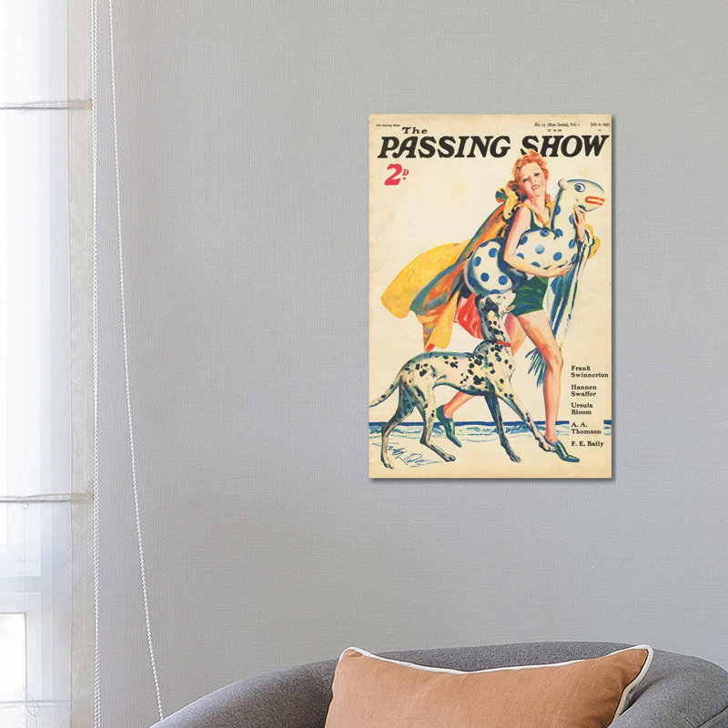 1930s The Passing Show Magazine Cover - Wrapped Canvas Gallery-Wrapped Canvas Giclée, 66.04 cm H x 45.72 cm W x 1.91 cm D