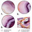 Décoration murale opulente en agate dorée «Purple Dreams Glam I»-1984956038-1984956039