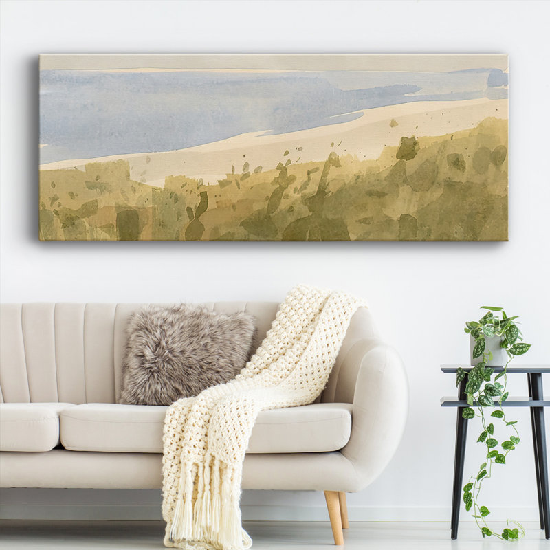 «Brushy Coast Ii», reproduction sur toile, H 8 po x l 20 po x P 1,5 po