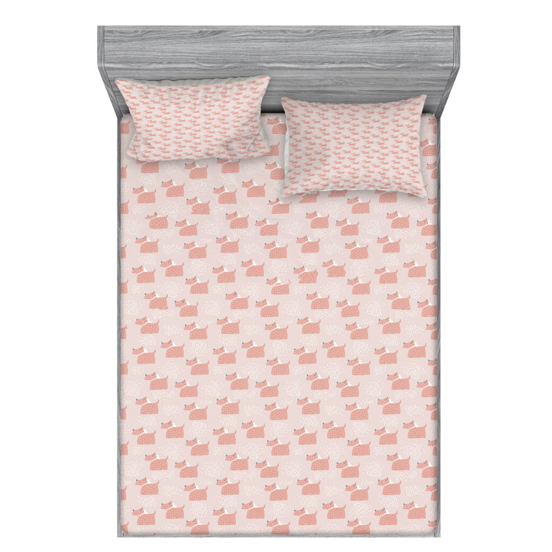 Microfiber Sheet Set, Full Sheet Set with Fitted Sheet