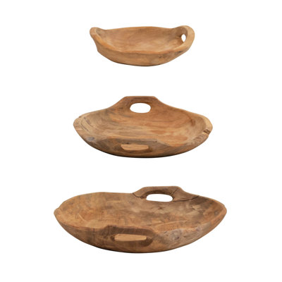 Heathcliff Teak Serving Bowl