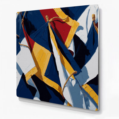 Art mural bleu nautique