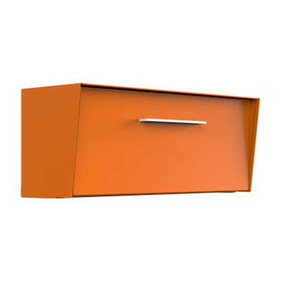 Mid-Century Modern Angled Wall-Mounted Mailbox