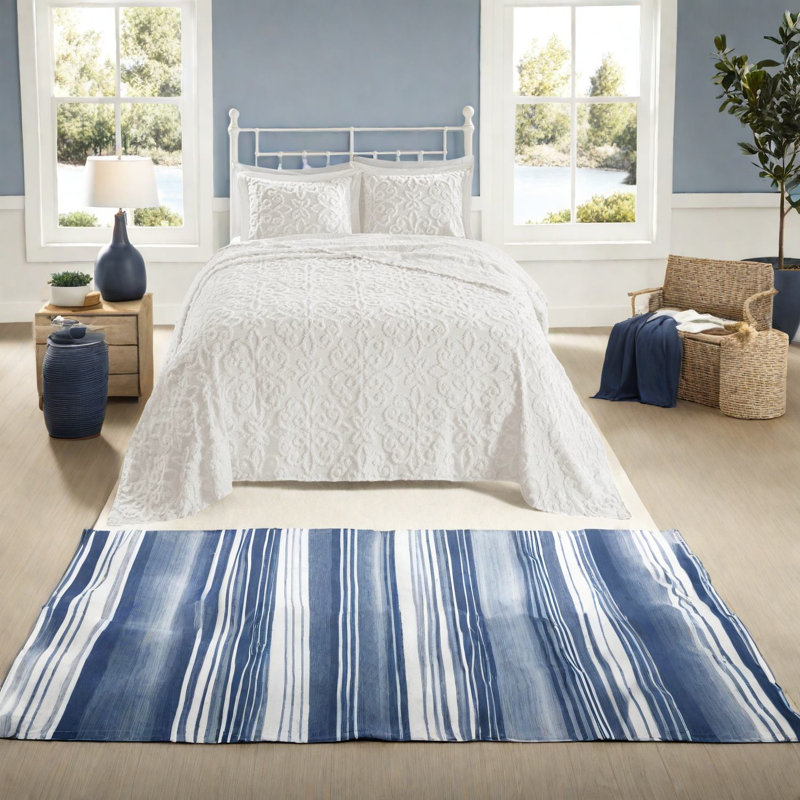 Charmants ensembles de literie en coton surdimensionnés de style campagnard pour les chambres confortables