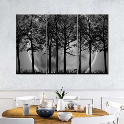 Haunted Forest - Ensemble de 3 toiles tendues