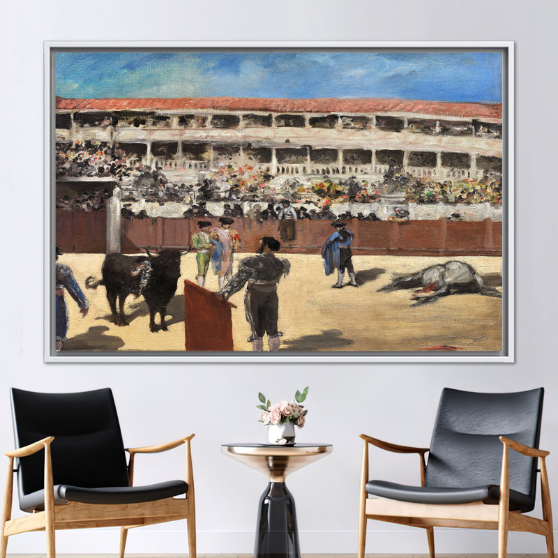 Print on Canvas, White, Framed Print without Mat, 20 cm H x 30 cm W