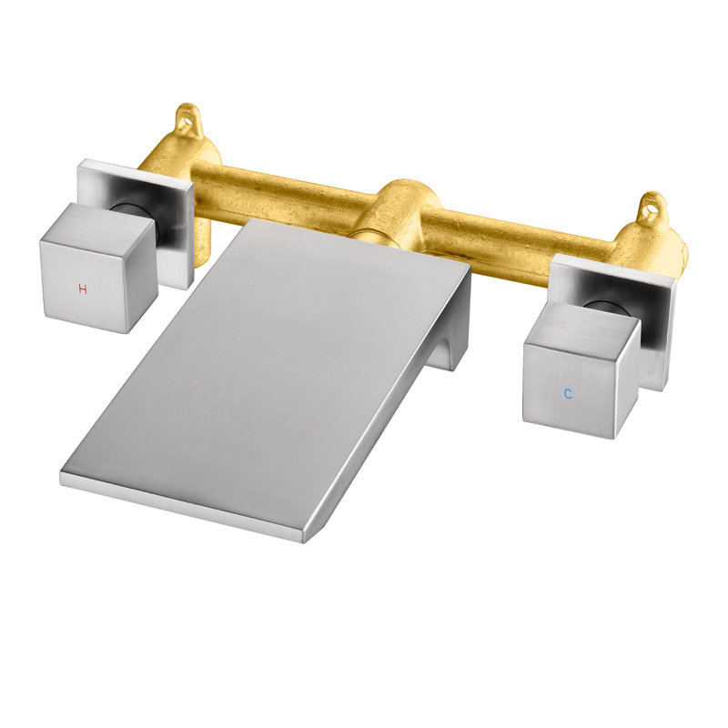 Wall Tub Spout, Nikel