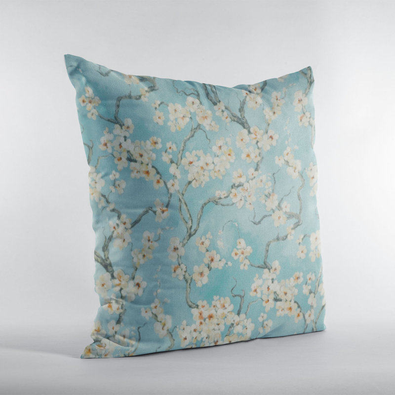 Reversible Throw Pillow, Azure, 20" x 26"