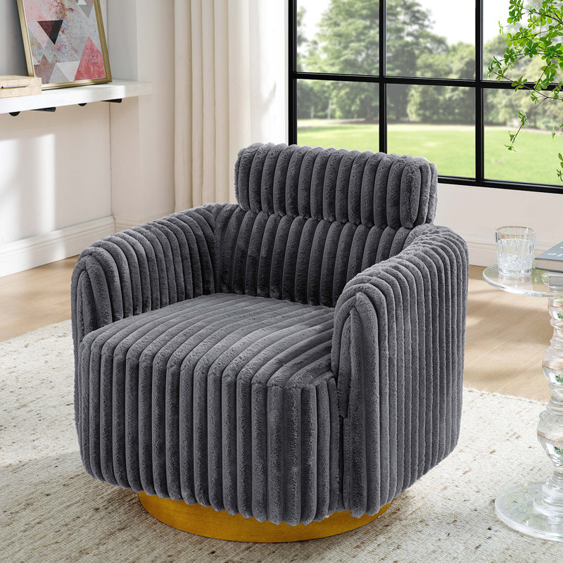 Fauteuil pivotant Luxe, Gris