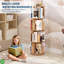 Bibliothèque rotative en bois 4 niveaux-662747213