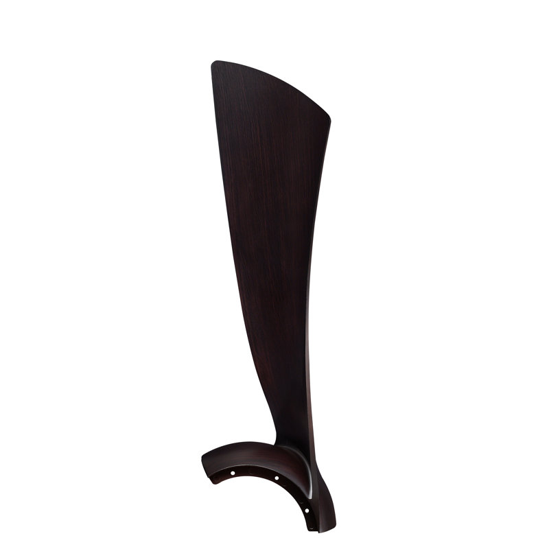 Wrap Custom 48 inch Indoor/Outdoor Ceiling Fan Blade Set of 3 - Dark Walnut, Dark Walnut, 3.54" H x 23.98" W x 7.39" D