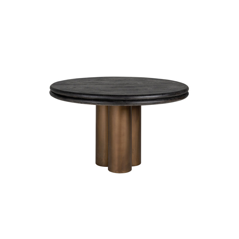 Macaron Round Solid Oak Dining Table