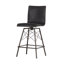Diaw Swivel Upholstered Stool with Metal Frame