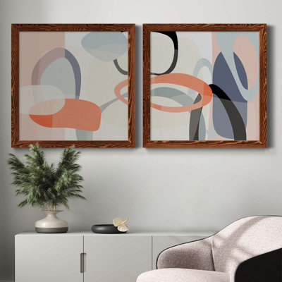 «Floating on Silk I», ensemble de 2 impressions sur toile