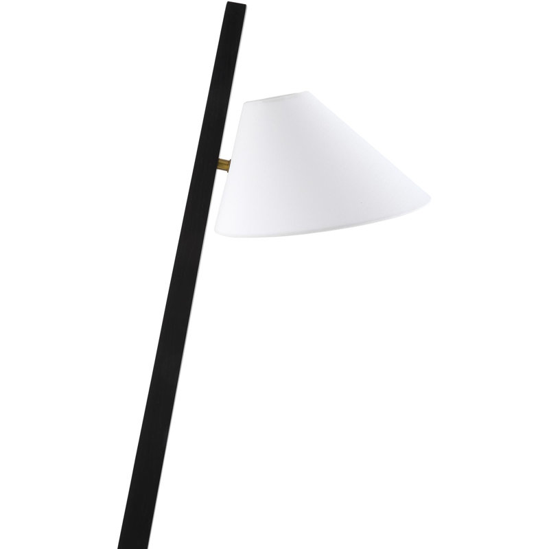Lampe sur pied Kuchmel, Noir