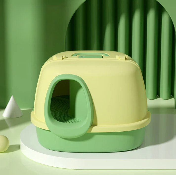 Gower Plastic Litter Box, Green