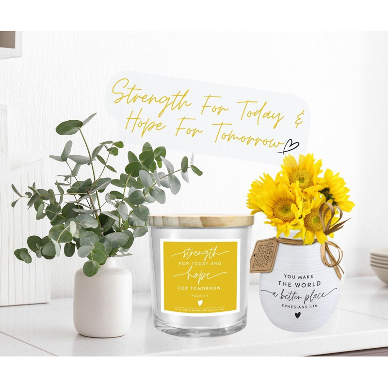 Fresh Jar Candle with Glass Holder